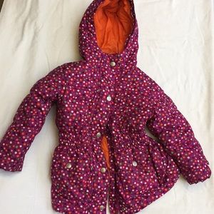Hanna Anderson purple girls coat